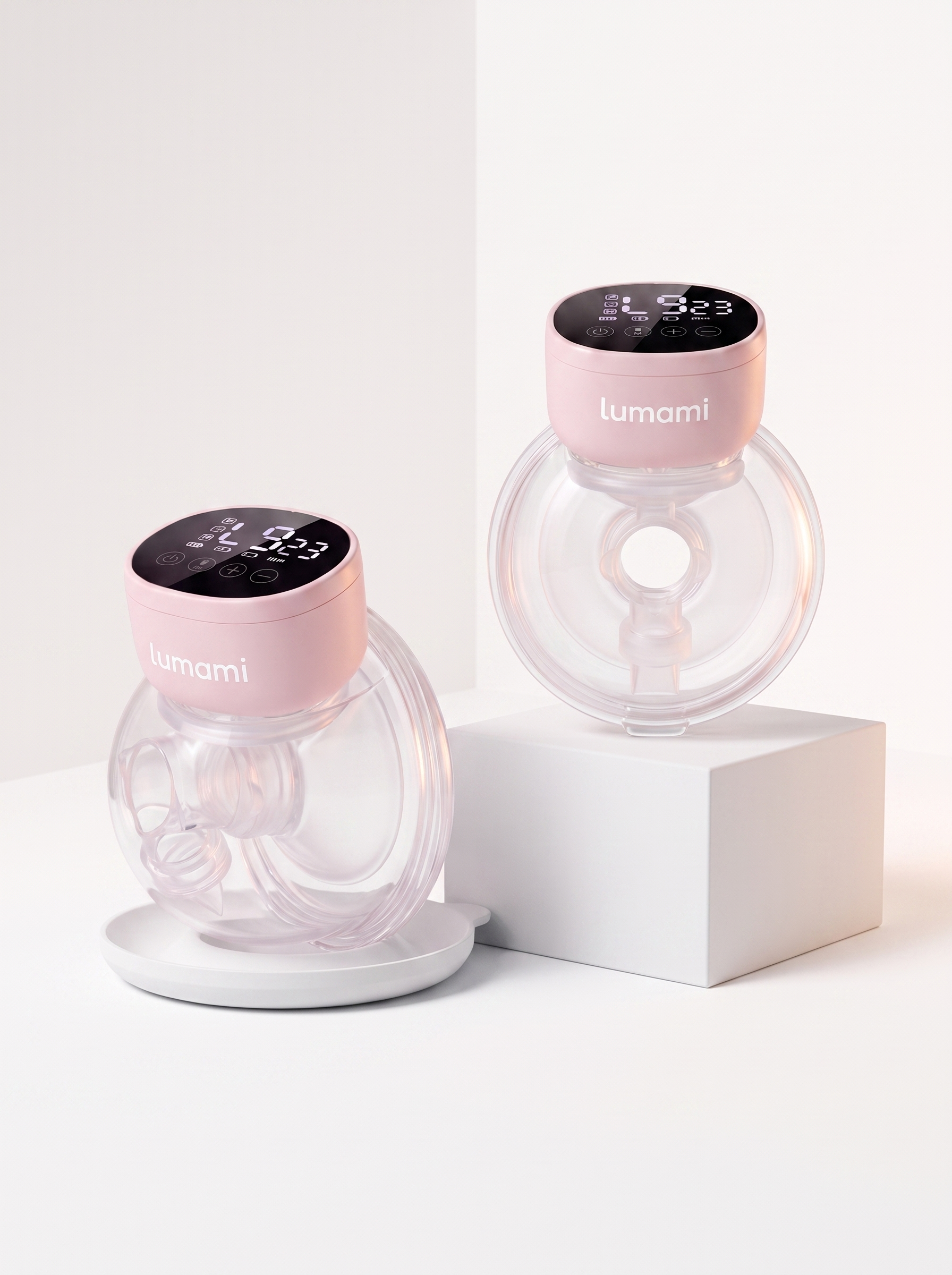 Extractor de Leche Lumami Mia S1 | Manos Libres con 4 Modos y 12 Niveles para Mamás Lactantes