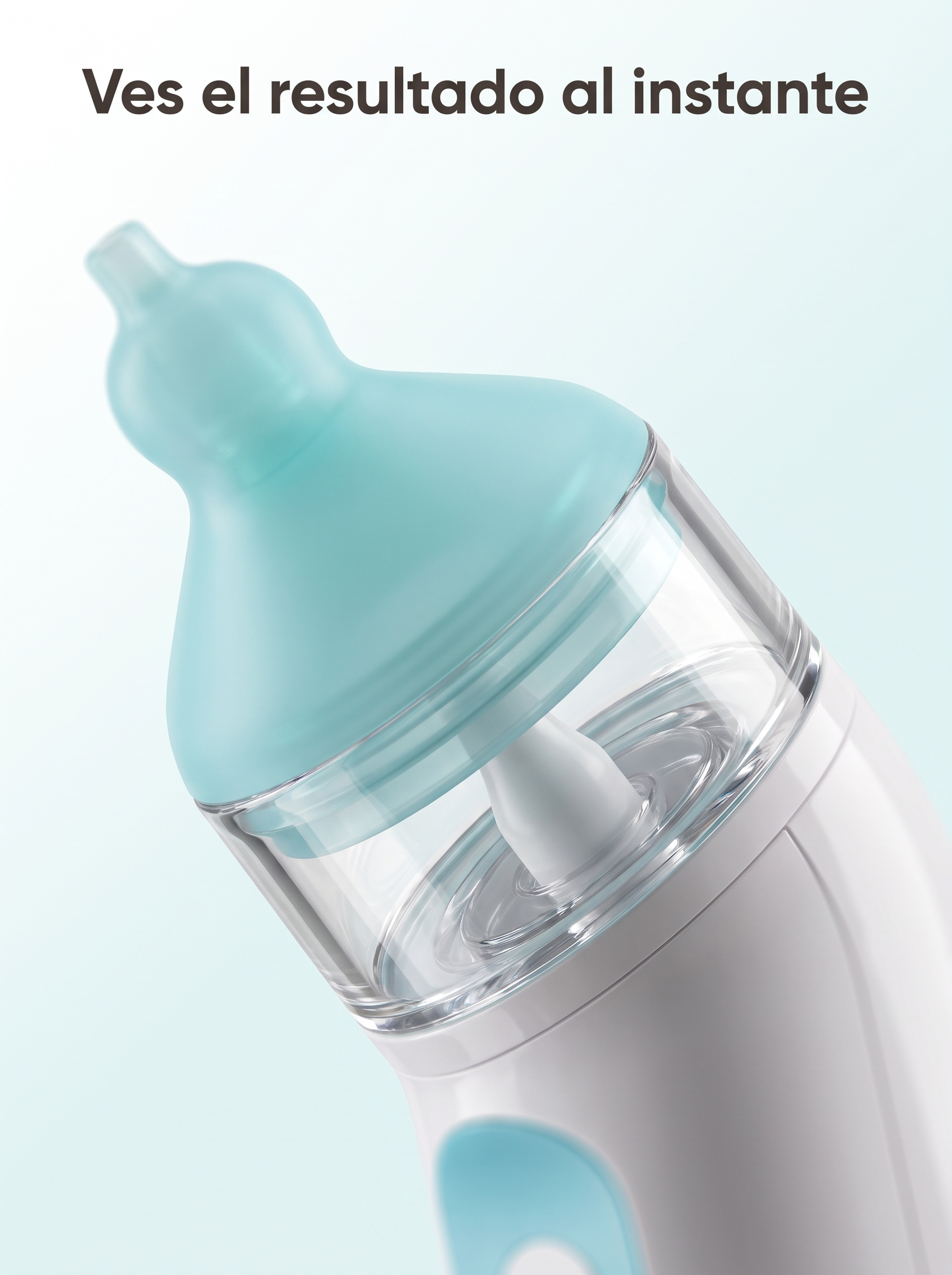 Aspirador Nasal Lumami Brisa 1.0 | Eléctrico con Punta Suave, Luz Calmante y 3 Niveles para Bebés desde Recién Nacidos