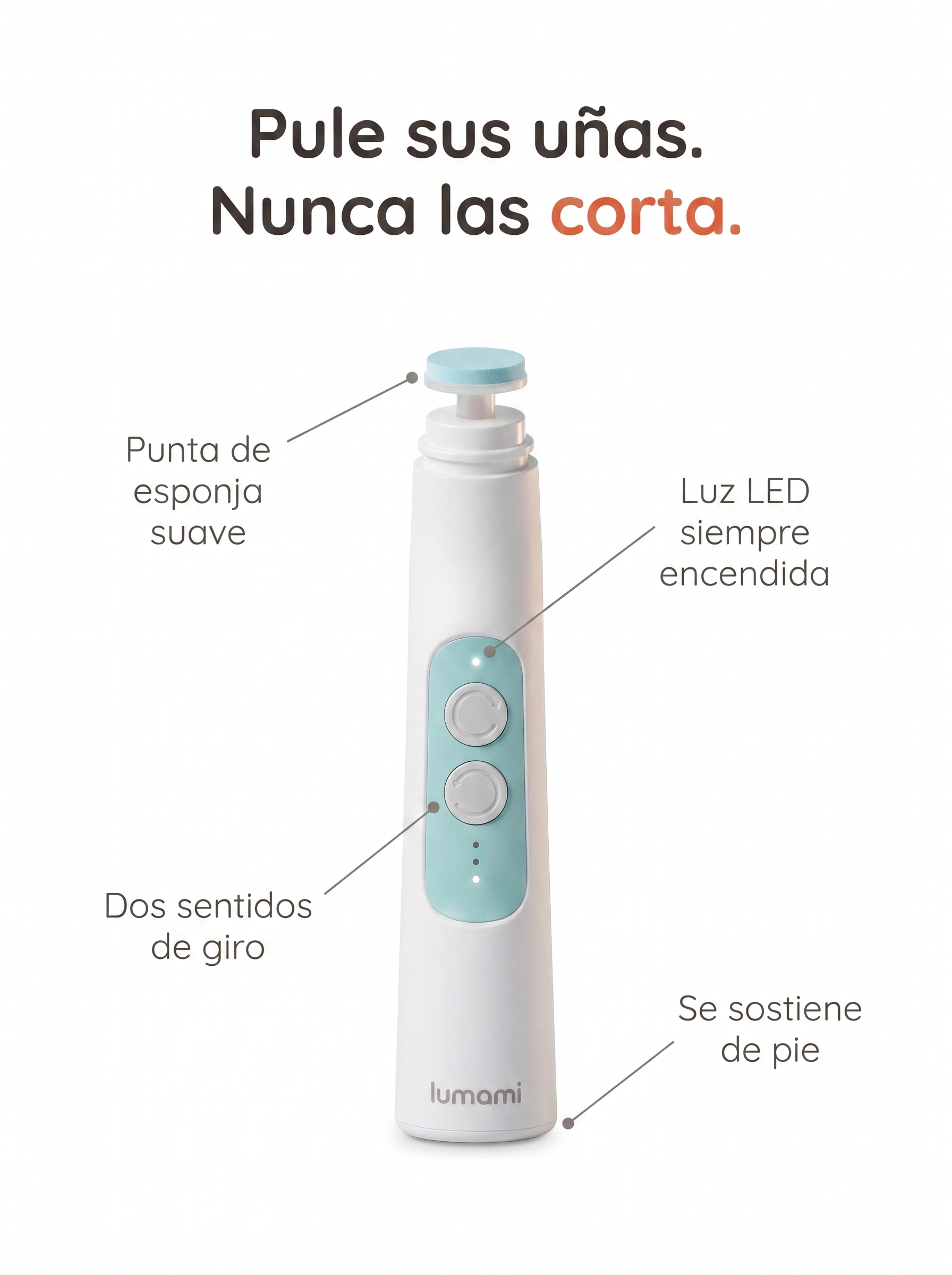 Pulidora de Uñas Eléctrica Lumami Lima 1.0
